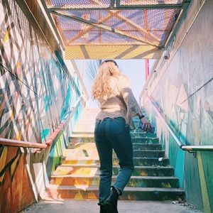 BDG High-Waisted Girlfriend Jean - Light Wash